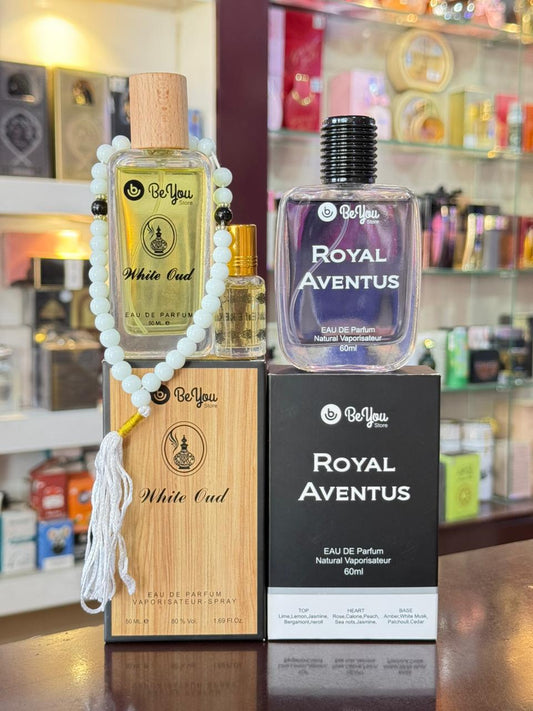 Royal Aventus & White Oud | Free Attar And Tasbeeh