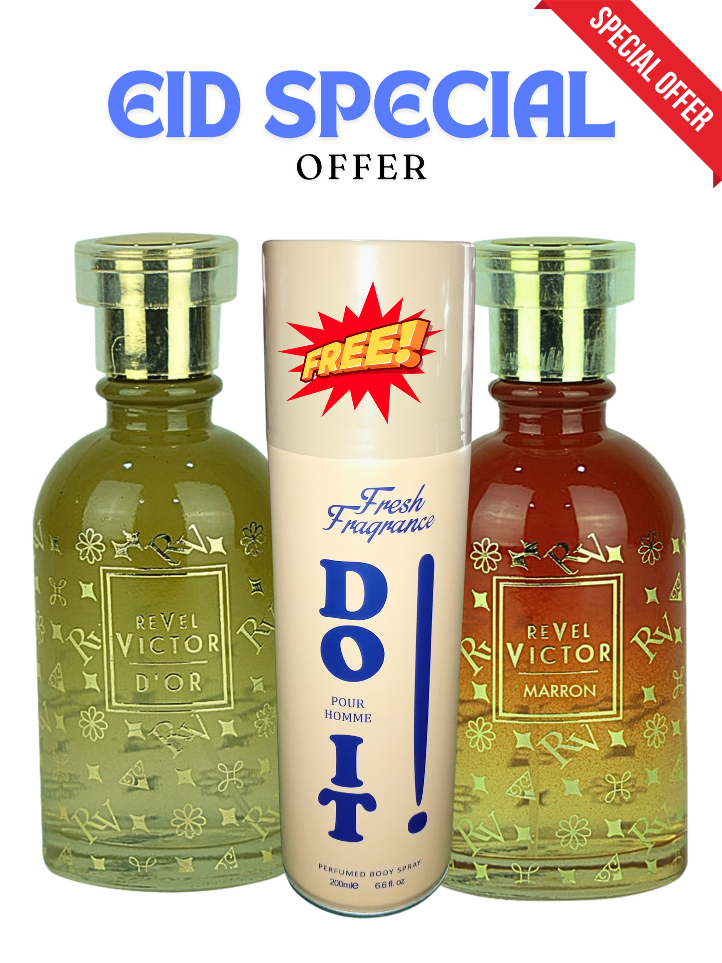 3 IN 1 DEAL | VICTOR D'OR + VICTOR MARRON + BODY SPRAY(200ML)