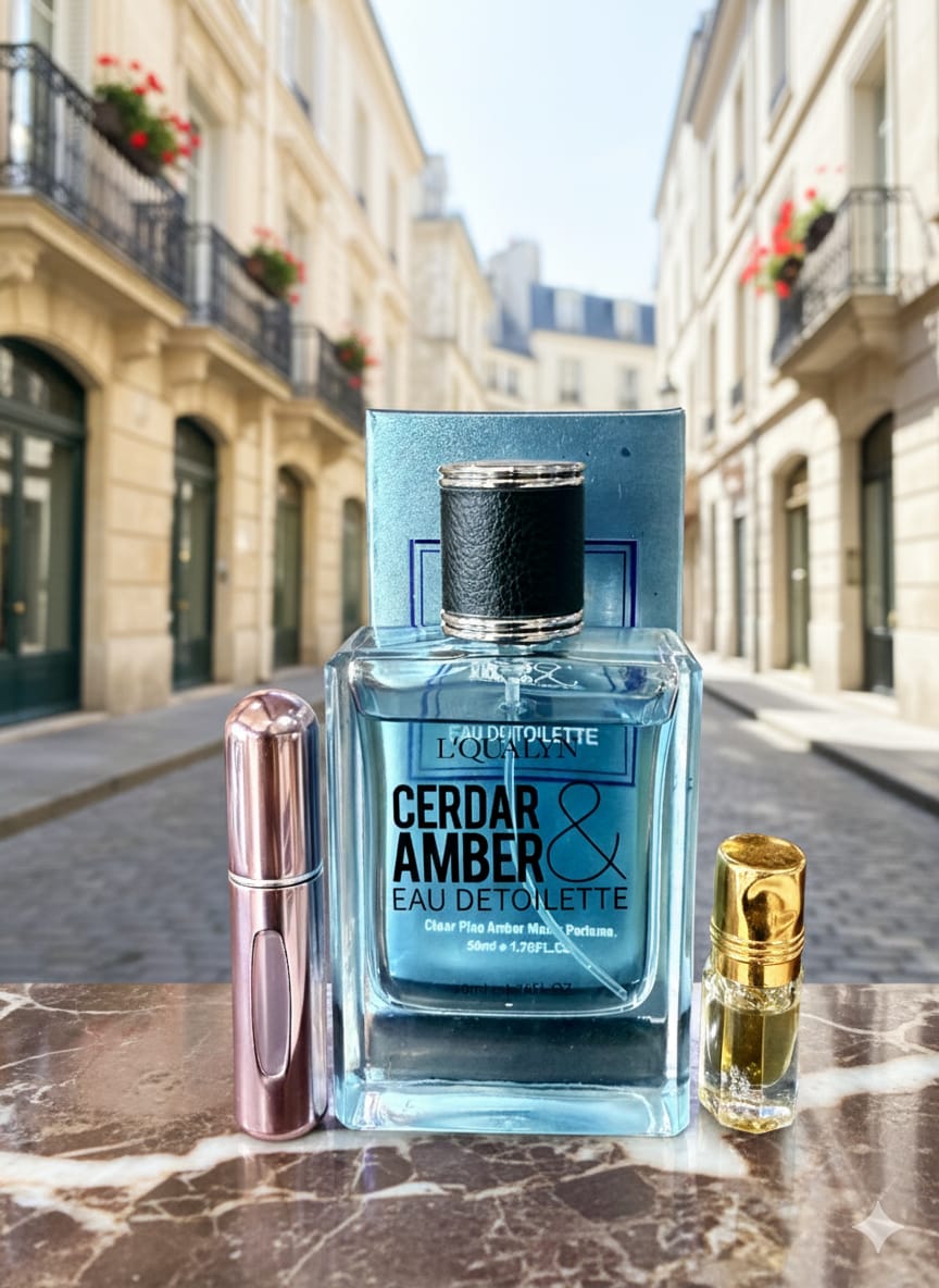 CEADER AMBER + REFILLER AND ATTAR 🎁