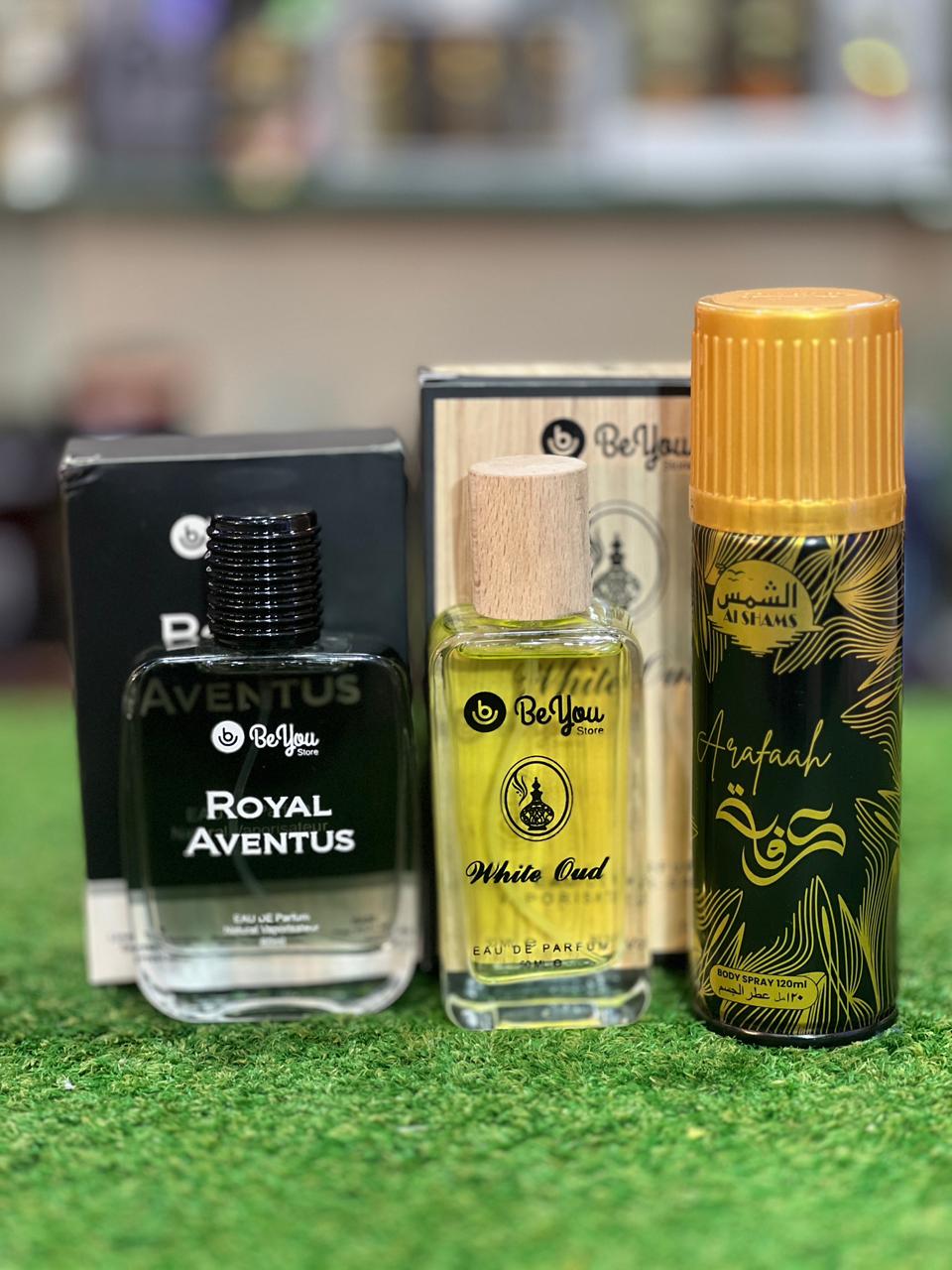 Royal Aventus & White Oud | Free Body Spray