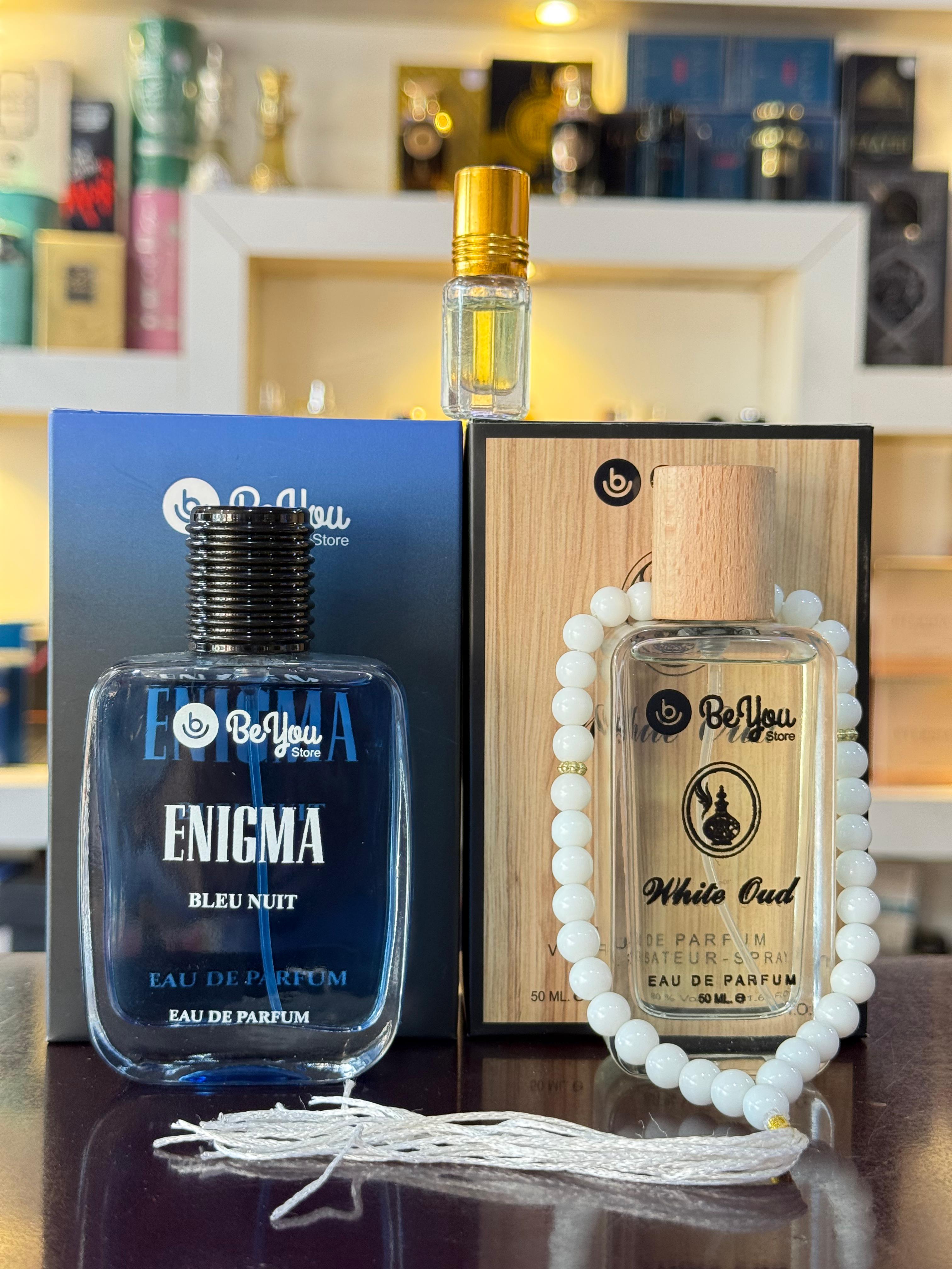 Enigma & White Oud Offer | Tasbee & Attar Free